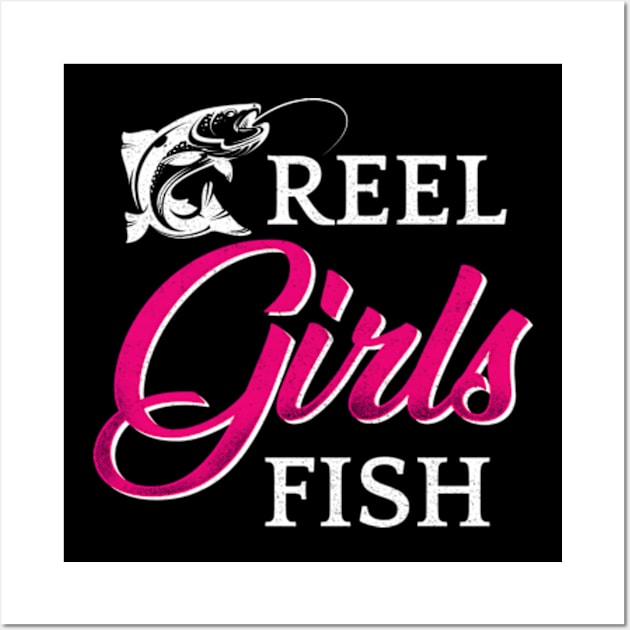 Reel Girls Fish Wall Art by CreativeSalek